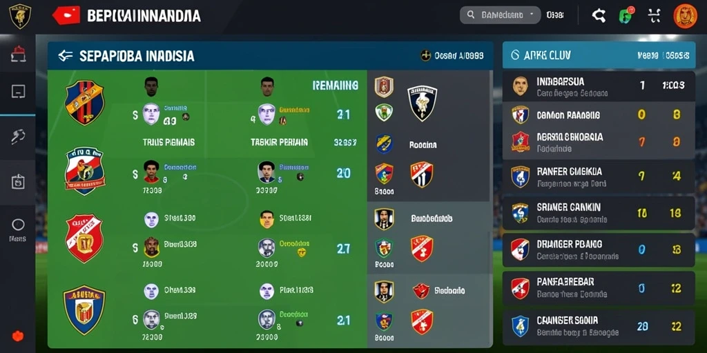 Antarmuka permainan yang mudah dinavigasi dan menarik.