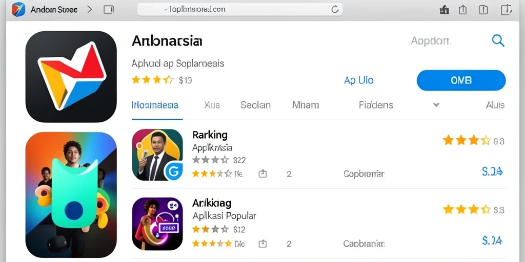 Tampilan menu utama yang menarik dan intuitif.