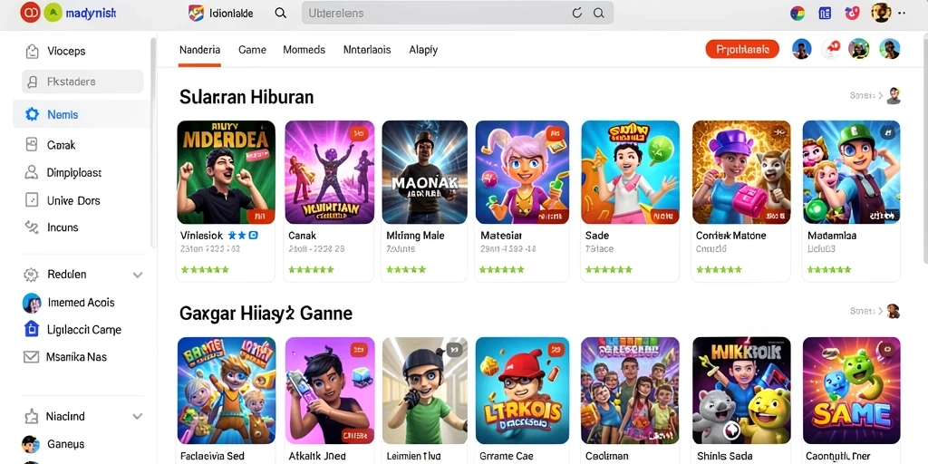 Tampilan antarmuka yang menarik dan user-friendly.