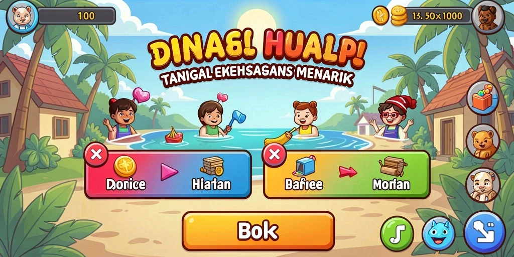 Tampilan antarmuka yang menarik dan user-friendly.