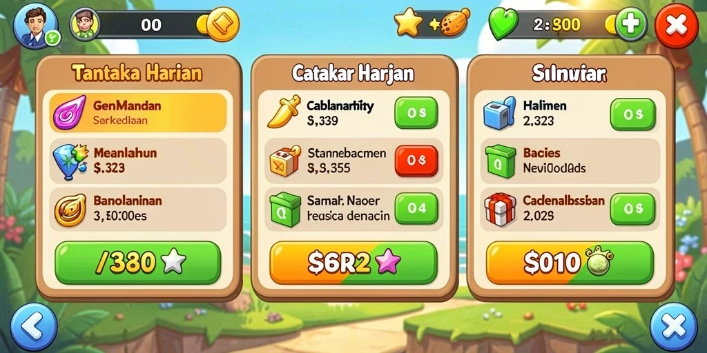 Tampilan antarmuka yang sederhana dan menarik.