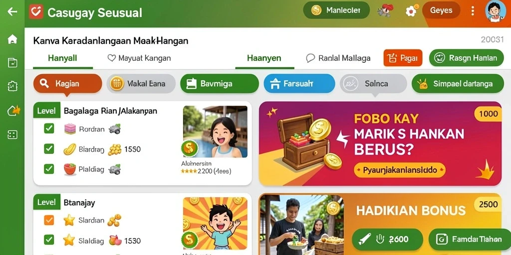 Tampilan antarmuka yang menarik dan mudah dinavigasi.