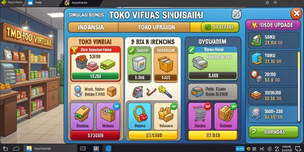 Tampilan awal yang menarik dan intuitif.