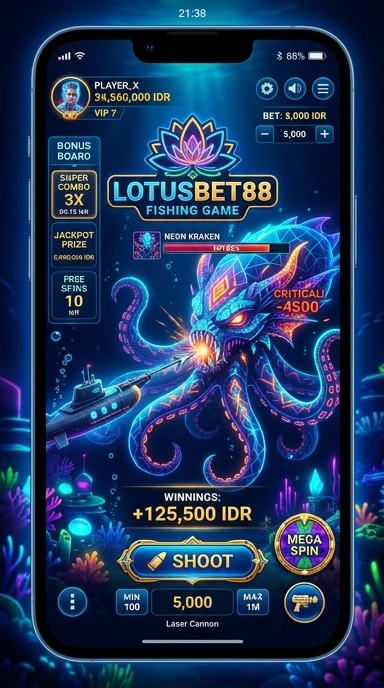 Cuplikan layar menu unduhan lotusbet88 untuk perangkat Android